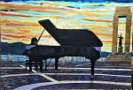 THE PIANIST ON THE STRAIGHT - Giuseppe Iaria - Acrylic - Sold!