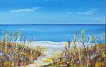 Beach with dunes - Giuseppe Iaria - Acrylic - 40€ - Sold!