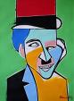 Portrait of Charlie Chaplin - Gabriele Donelli - Acrylic