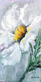  You are a treasure, White Flower - Carla Colombo - Oil - 270,00€