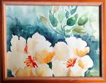  Peony explosion SPECIAL PRICE - Carla Colombo - Watercolor - 33€