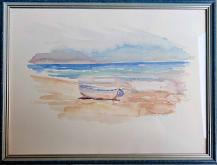  Boat in solitude - SPECIAL PRICE - Carla Colombo - Watercolor - 48€