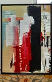 Al di la dimensionale - Giovanni Greco - mista su cartone imballo - 120€