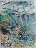 Pond - Ruzanna Scaglione Khalatyan - Watercolor