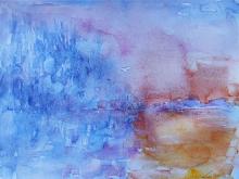  Lonely poem - Carla Colombo - Watercolor - 95€