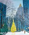 Christmas at Madison Square Park  - Giuseppe Iaria - Acrylic - € - Sold!