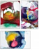  Series Cosmic Visions - Carla Colombo - Action painting - 38€