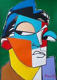 Portrait of Egon Schiele  - Gabriele Donelli - Acrylic