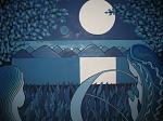 FULL MOON NIGHT - Francesco  Venier - Acrylic