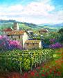 Tuscan landscape - Domenico Ronca - Oil - 80 €