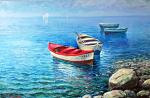 Boats - Domenico Ronca - Oil