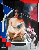 MEDITATION - Ezio Ranaldi -  enamel and paint on canvas with digital processing - 1900€
