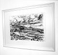 Segesta Temple - Lucio Forte - Indian ink on paper - 120 €