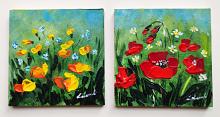  series flower petals - Carla Colombo - Acrylic - 30€
