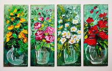  Serie petali di fiori - Carla Colombo - Acrilico - €