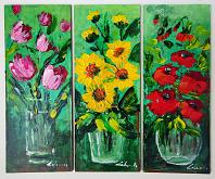  series flower petals - Carla Colombo - Acrylic - 48€