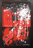 847 - DNA Red and White - Paolo Benedetti - Acrylic - 120€